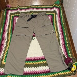 The North Face Tan Cargo Pants Utilitarian Style